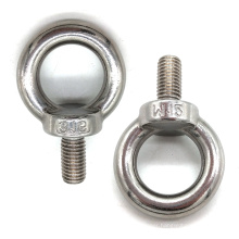 DIN580 sus304 / sus316 Stainless Steel polishing / plain forged Eye Bolt with nut